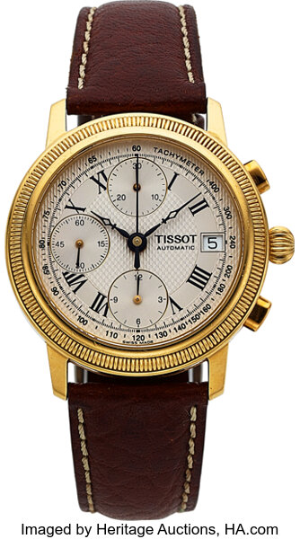 Tissot Automatic Chronograph 18K Yellow Gold Ref. G669.330