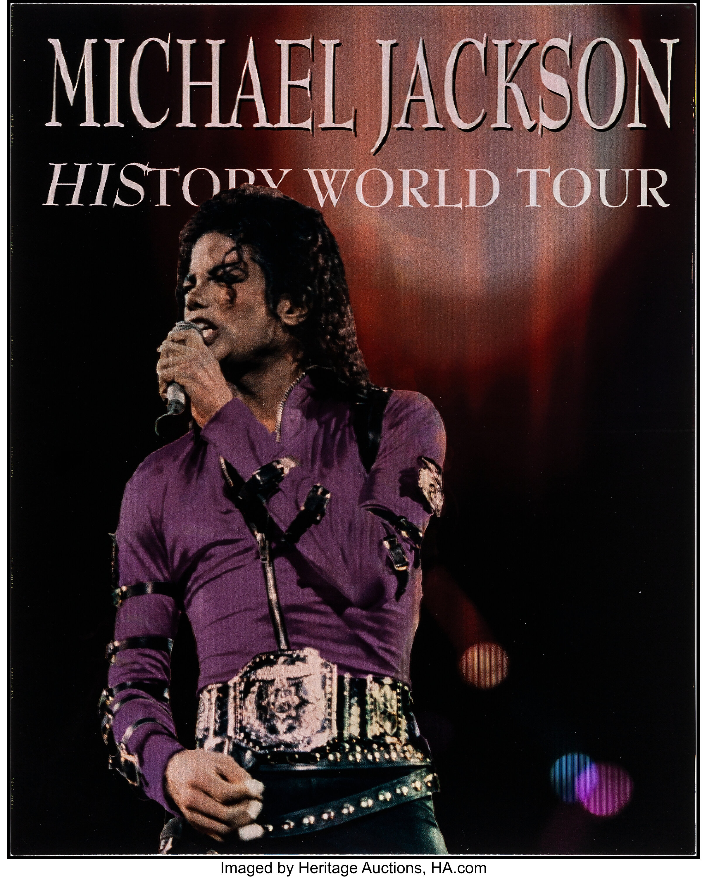 Michael Jackson History World Tour 1996 1997 Kodak Dynamic Lot Heritage Auctions