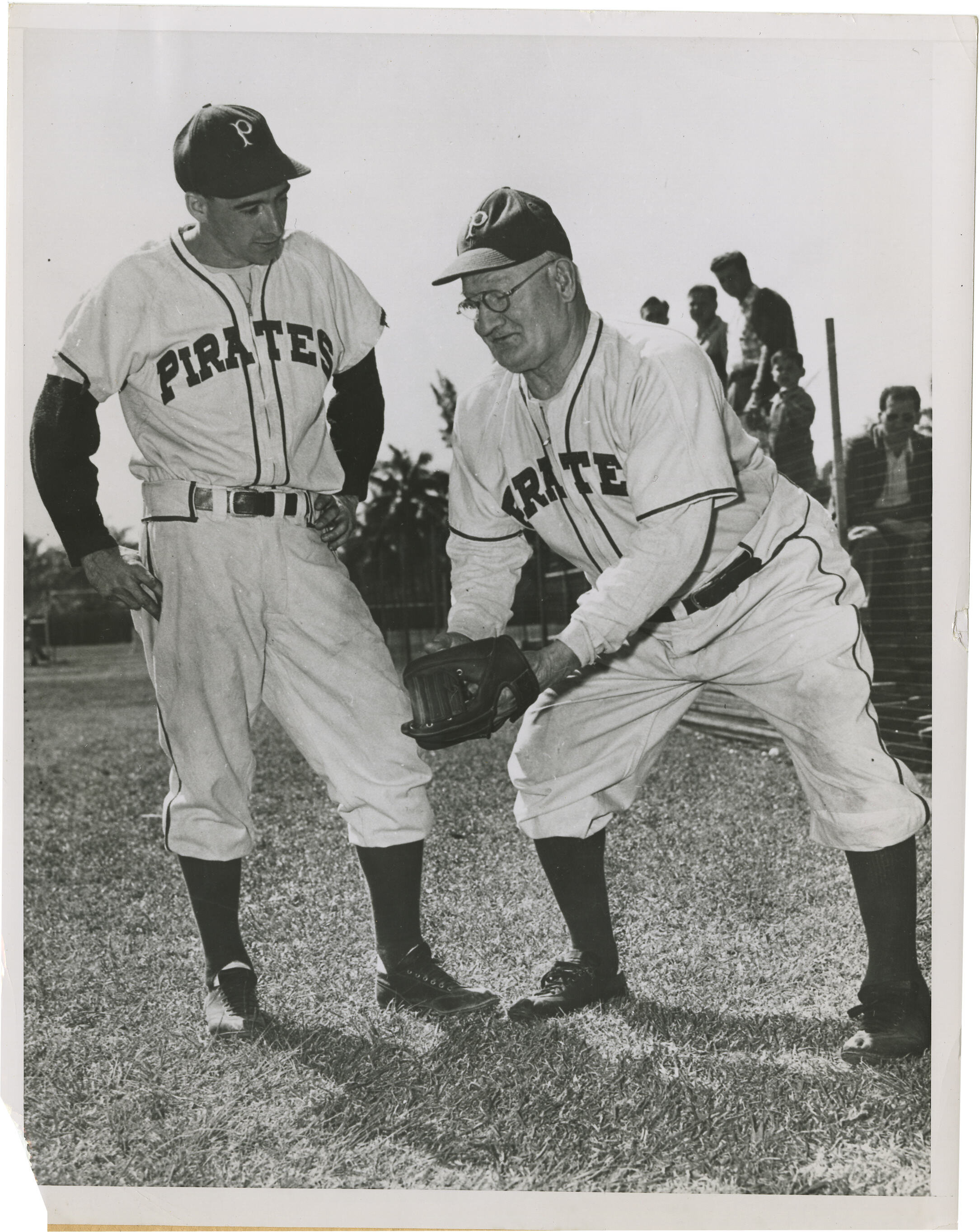 1946-47 Honus Wagner and Ty Cobb Service Photographs Lot of 2