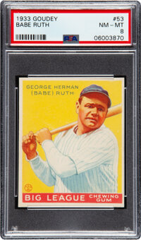 At Auction: 1933 Goudey #222 Charlie Gehringer.