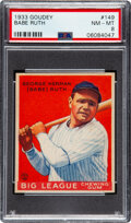 Lot Detail - 1933 Goudey #149 Babe Ruth Signed Card – PSA/DNA 8