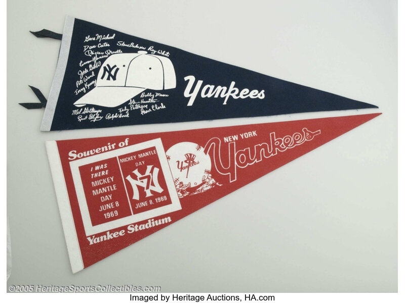 Lot - Vintage 1960 Yankees in the Hall of Fame NY Yankees