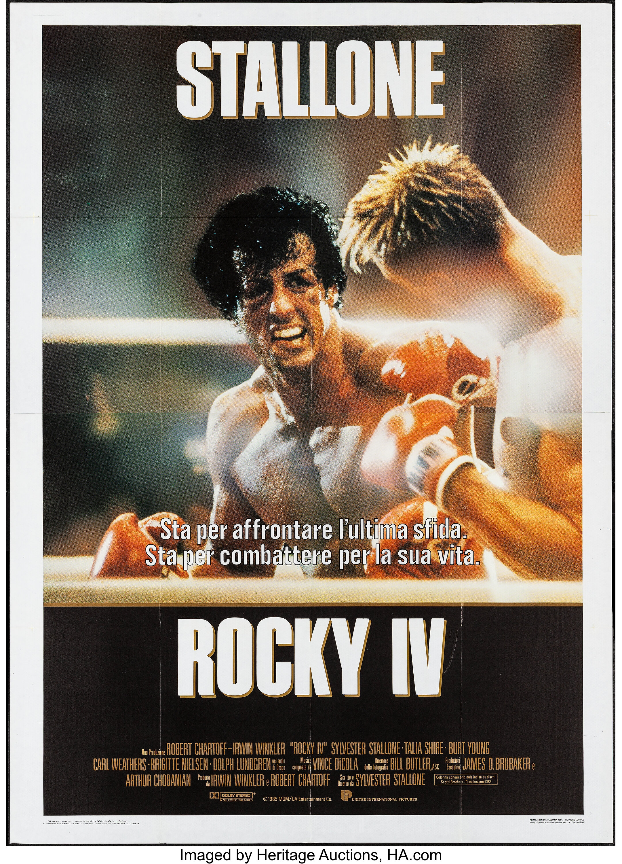 rocky 4 1985 poster