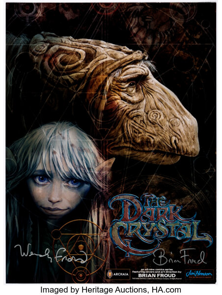 Dark Crystal Poster Signed by Wendy and Brian Froud (Archaia