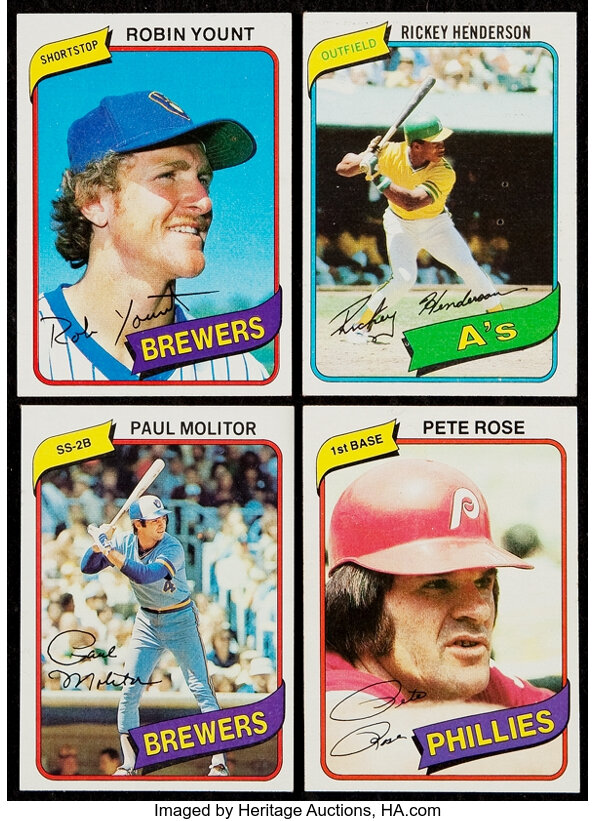 1980 topps baseball card set value