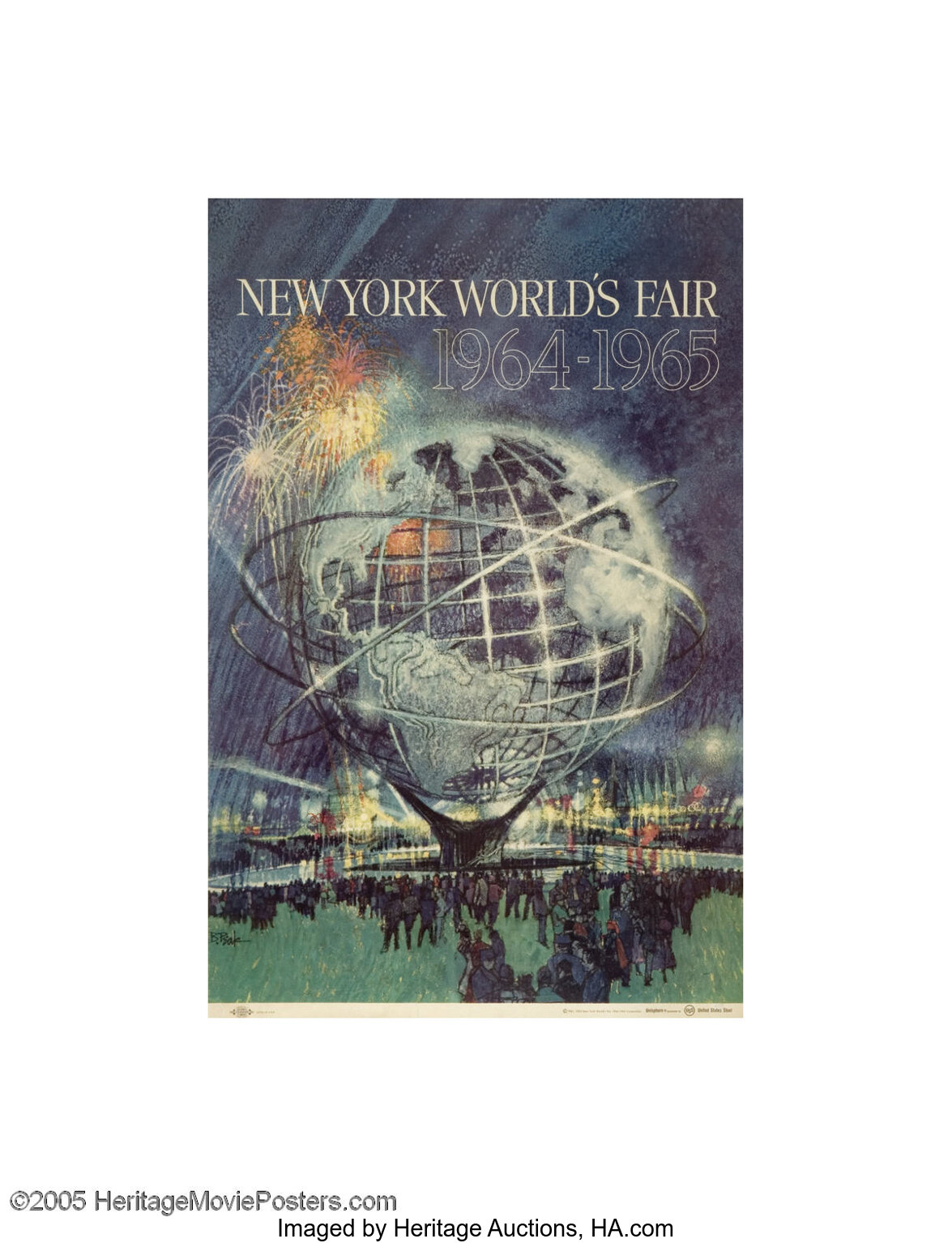 New York World's Fair 1964 (1962)... Vintage Posters Advertising | Lot ...