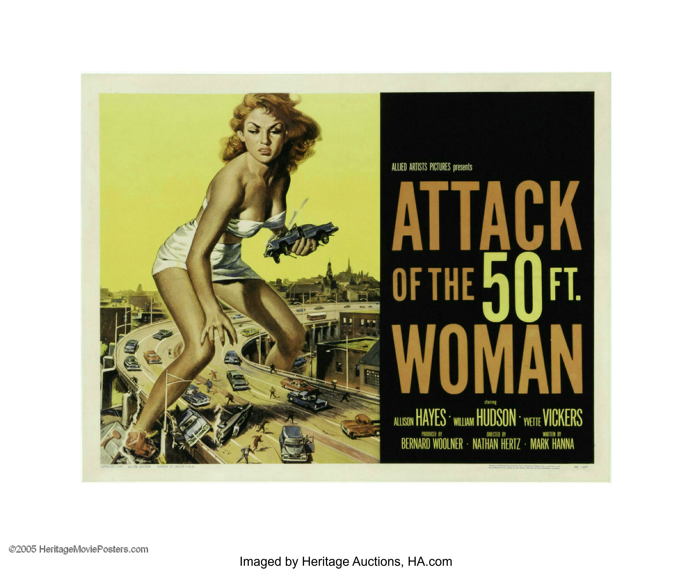 50 foot woman movie poster