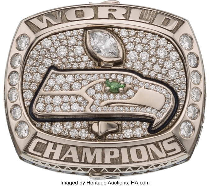 2013 Seattle Seahawks Super Bowl XLVIII Championship Ring