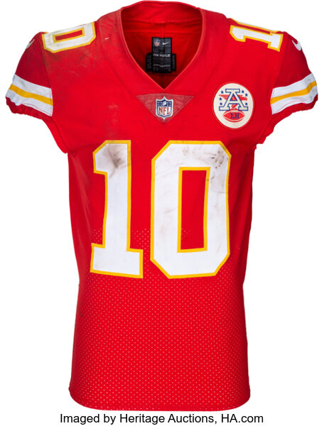 2018 Tyreek Hill Game Worn & Unwashed Kansas City Chiefs Jersey