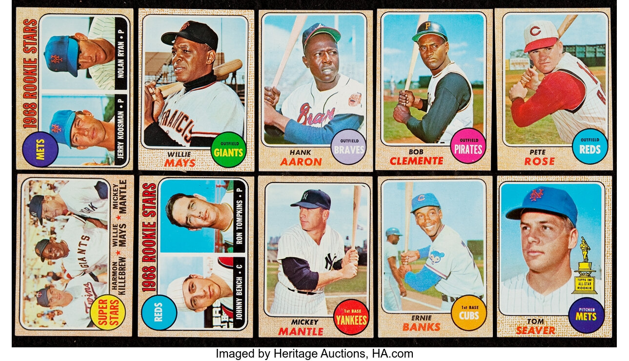 1968 Topps Baseball Complete Set (598). ... Baseball Cards Sets | Lot ...