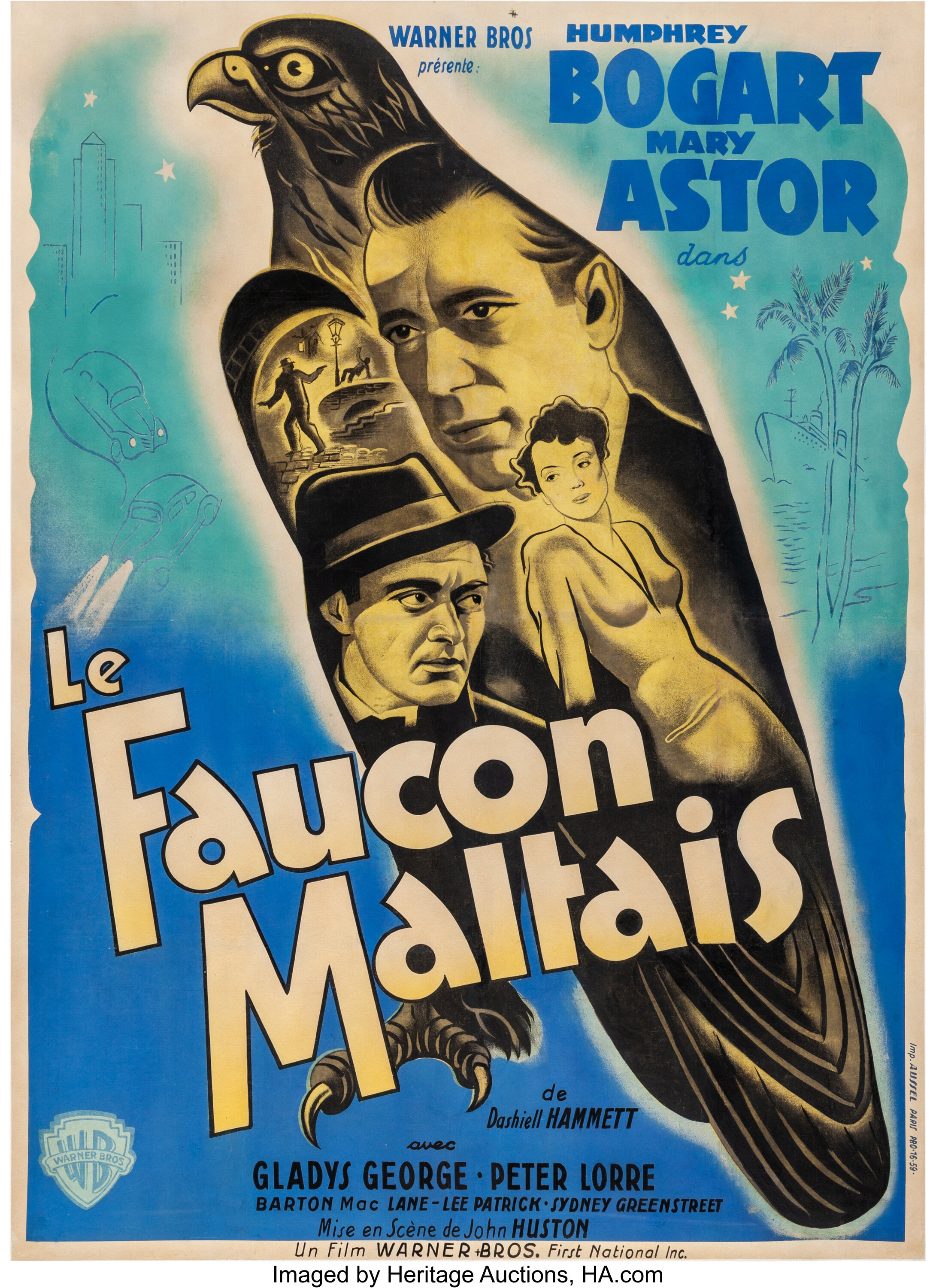 The Maltese Falcon Warner Brothers 1946 Very Good On