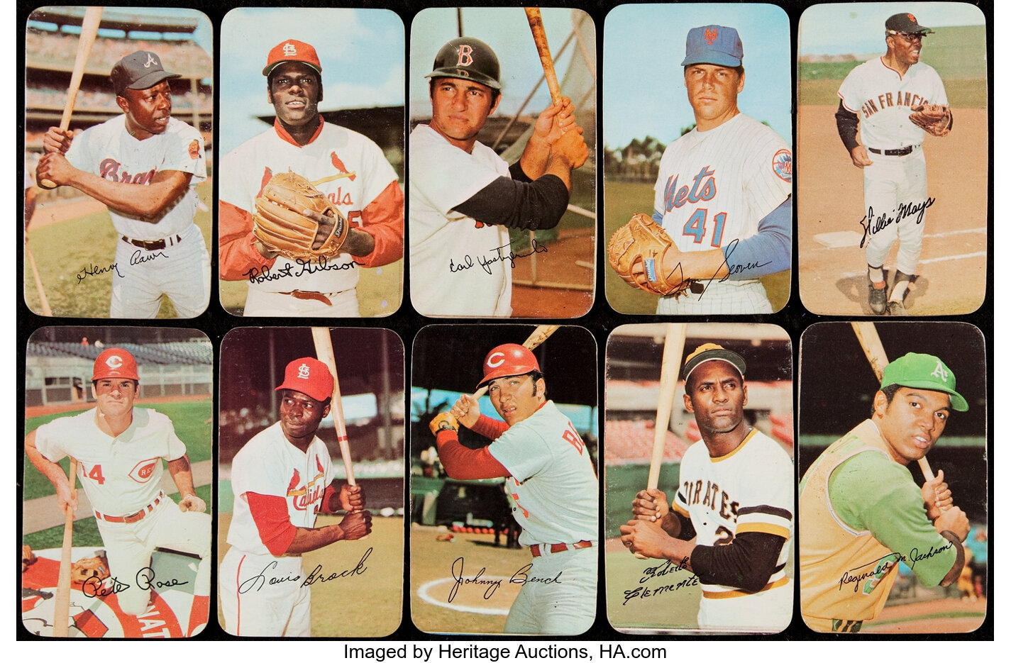 Lot Detail - 1971 Topps Baseball Super Near Set (49/63) with Rose