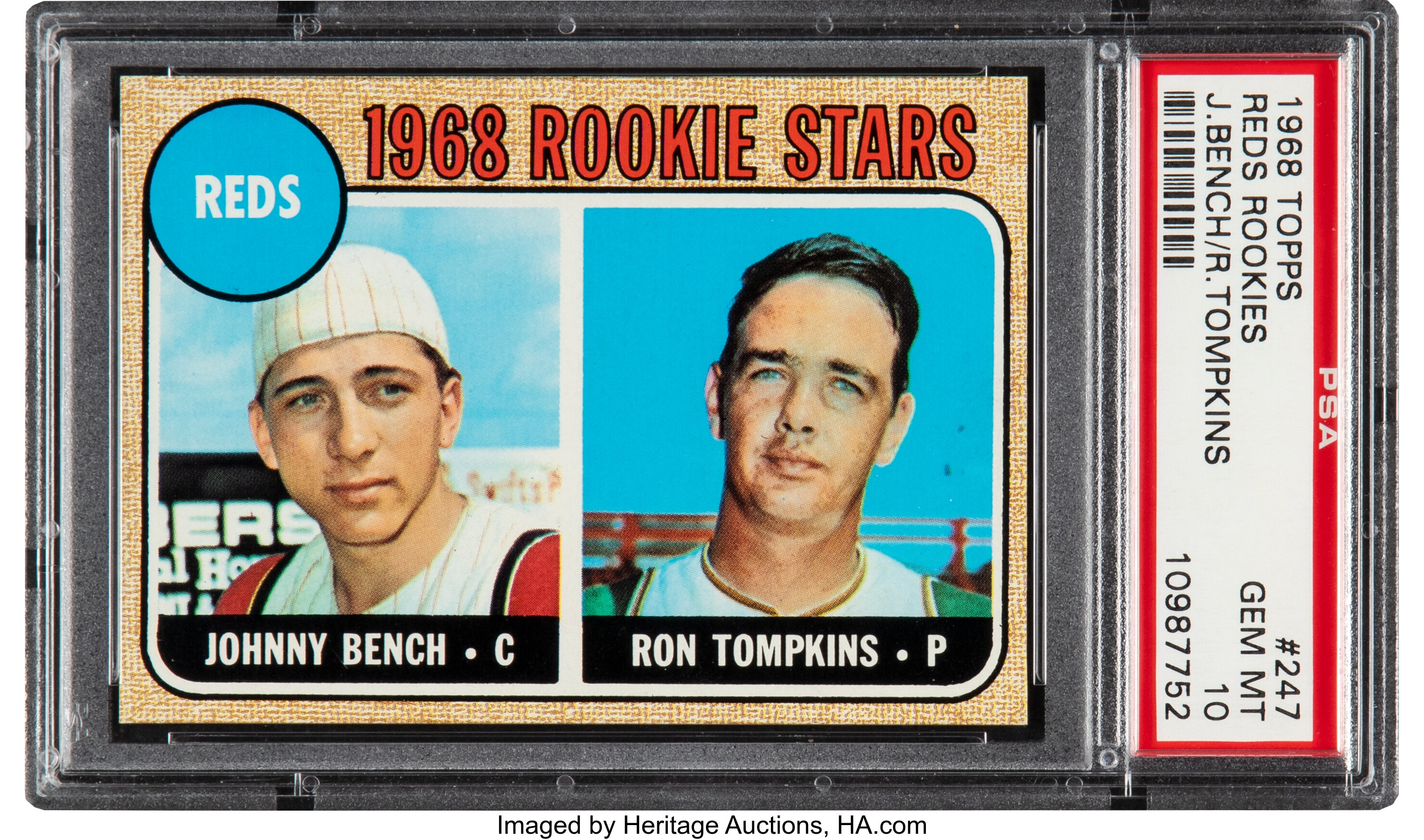 Mavin  johnny bench 1968 all star rookie topps