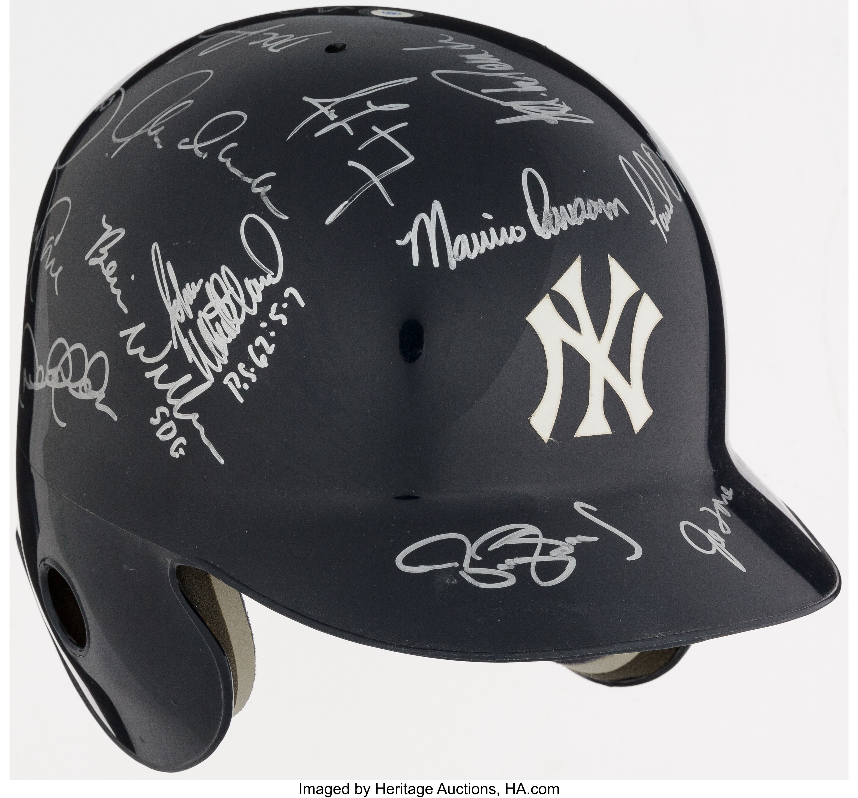 1996 New York Yankees - World Series Champs - Team Signed Helmet