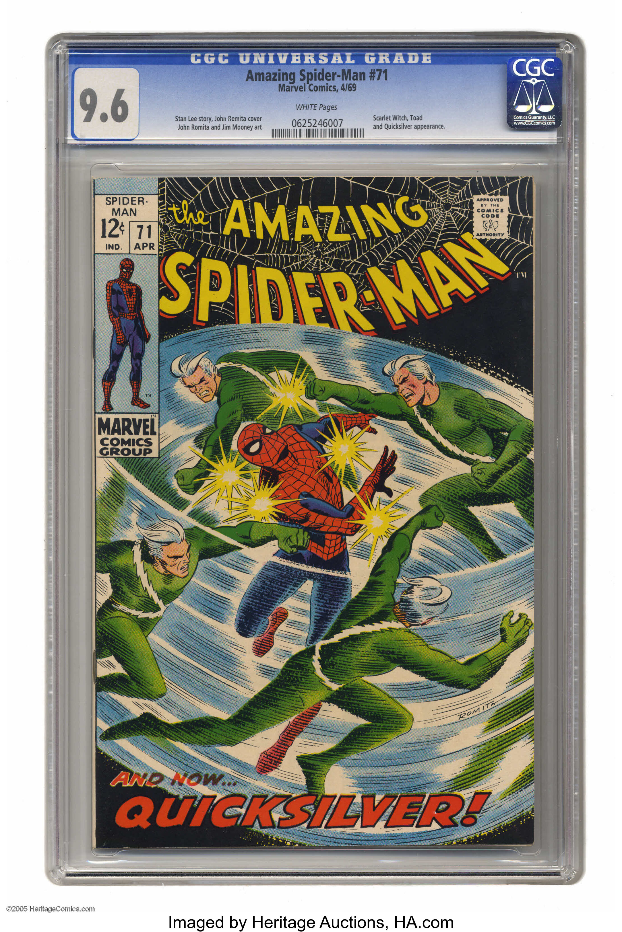 The Amazing Spider-Man #71 (Marvel, 1969) CGC NM+ . Spider-Man | Lot  #16023 | Heritage Auctions