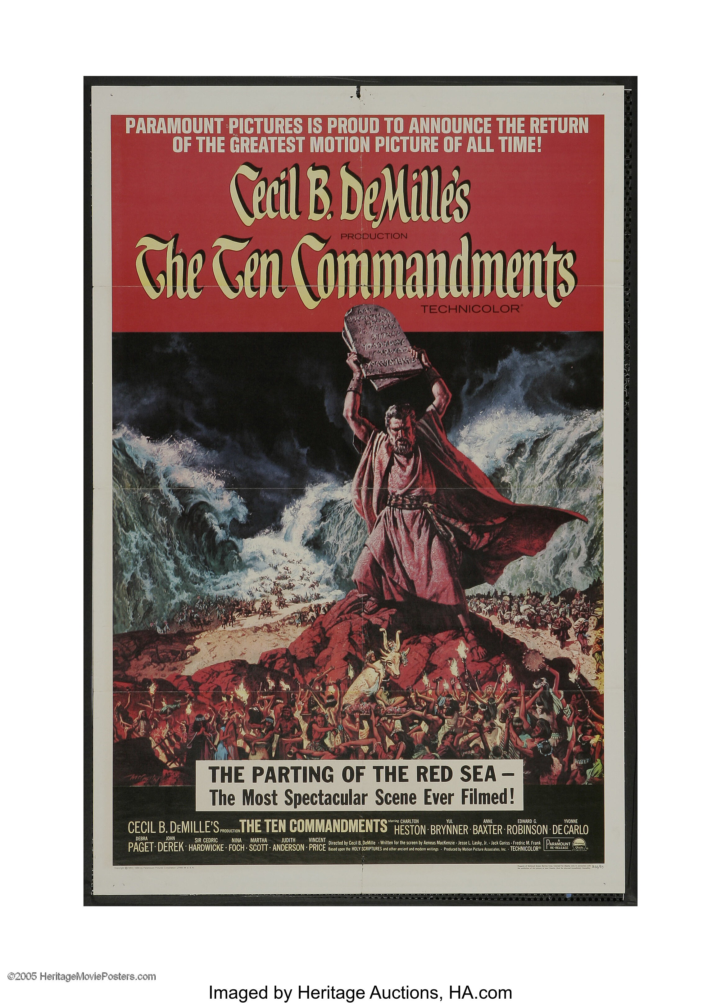 the ten commandments movie poster