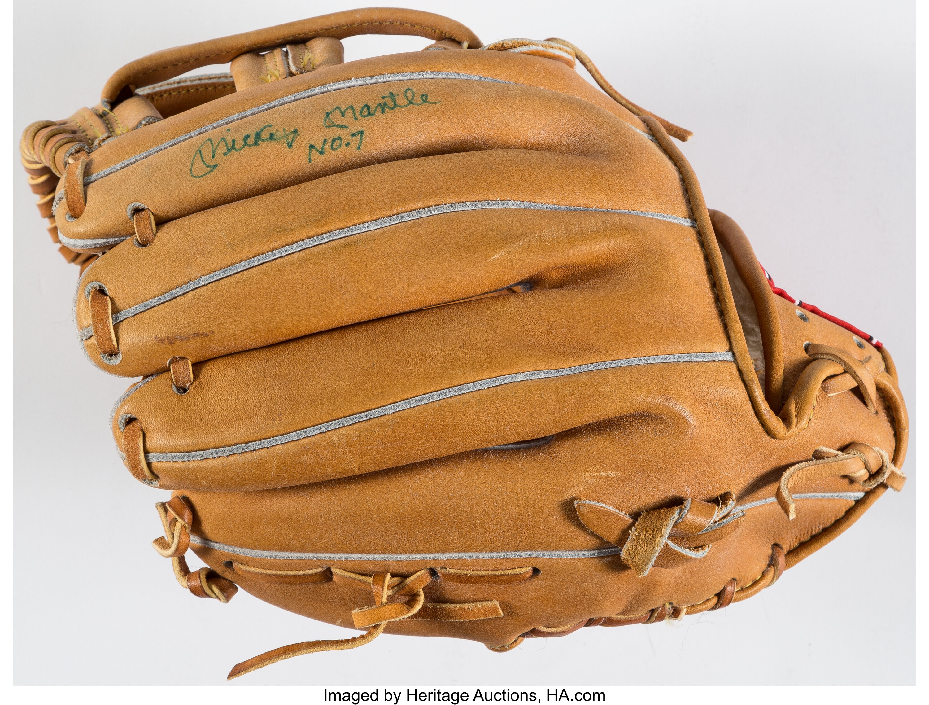 Mickey Mantle Signed 1950's Rawlings Game Model Baseball Glove PSA DNA