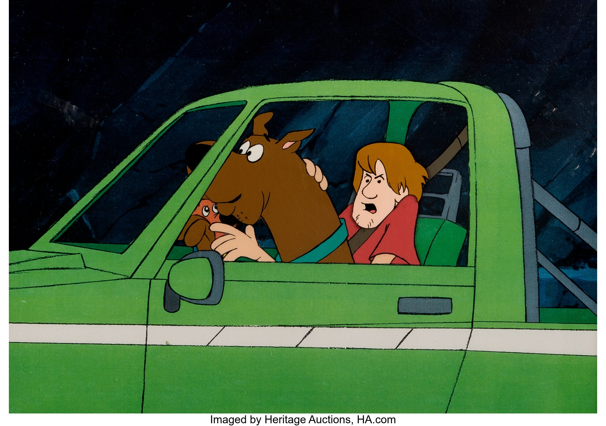 The 13 Ghosts Of Scooby Doo Shaggy And Scooby Production Cel Setup Lot 13267 Heritage Auctions 5177