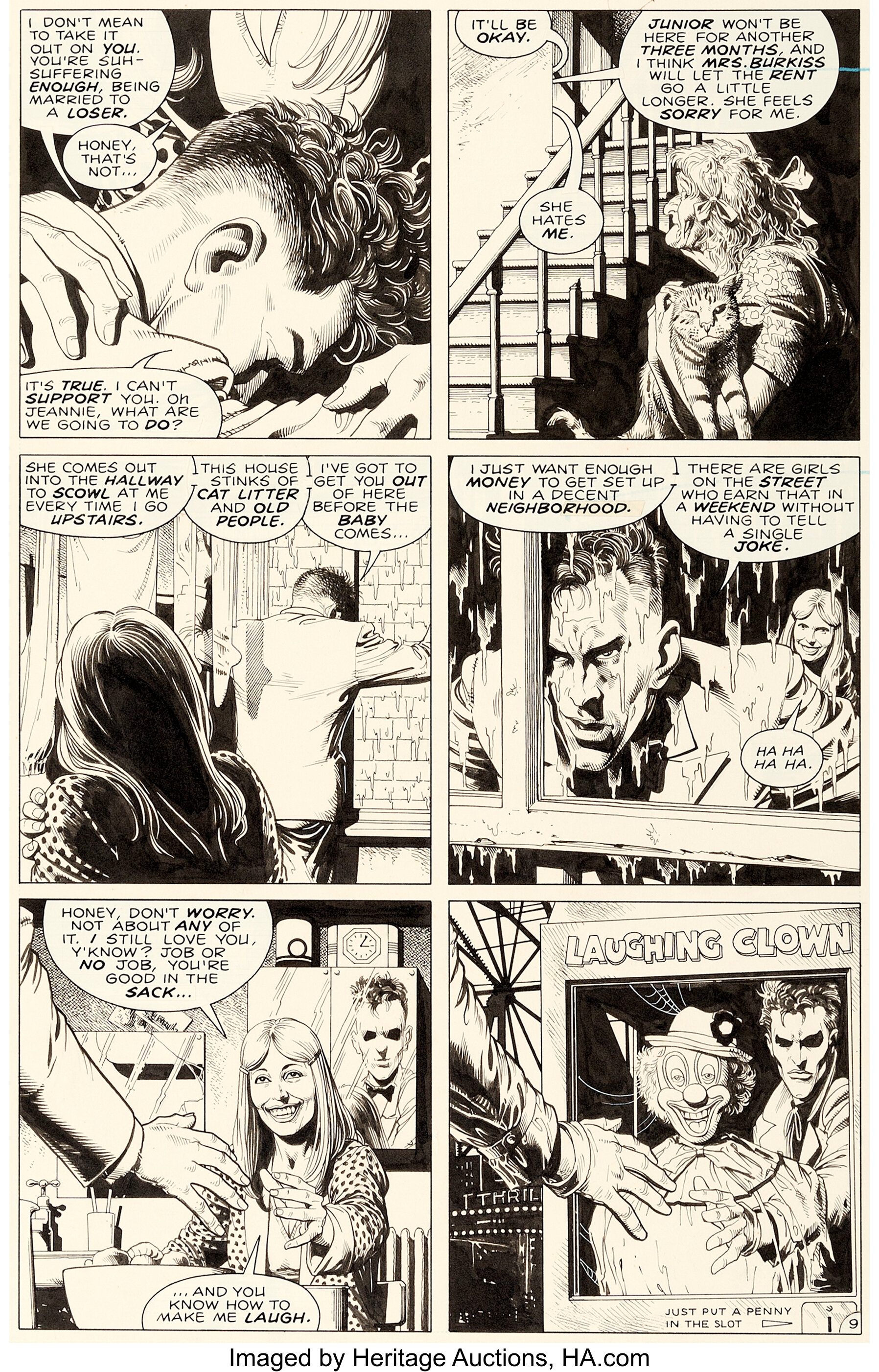 Brian Bolland Batman The Killing Joke Nn Story Page 9 The Joker Lot Heritage Auctions