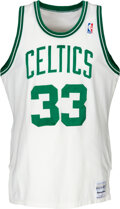 1986-87 Larry Bird Game Worn Boston Celtics Jersey, MEARS A10 ...