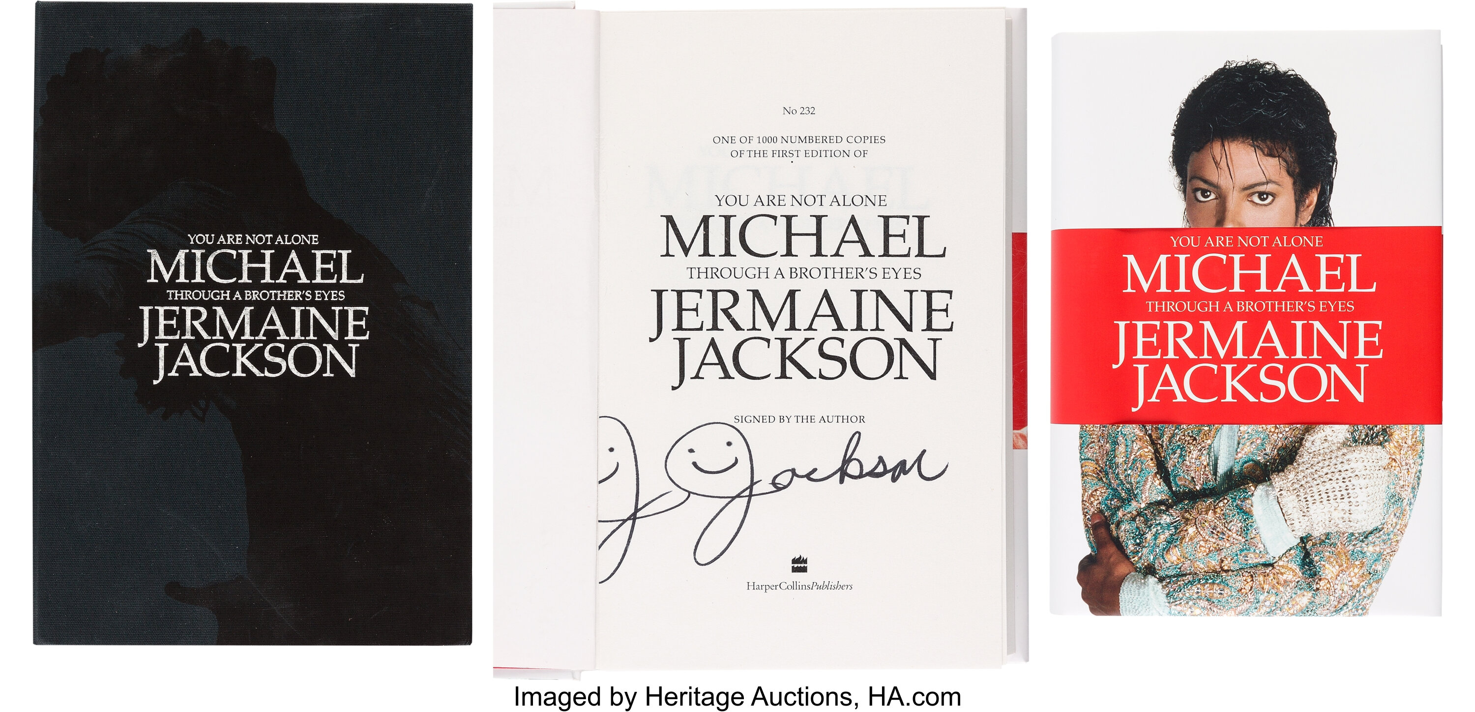 Jermaine Jackson Signed You Are Not Alone Michael Through A Lot 89820 Heritage Auctions