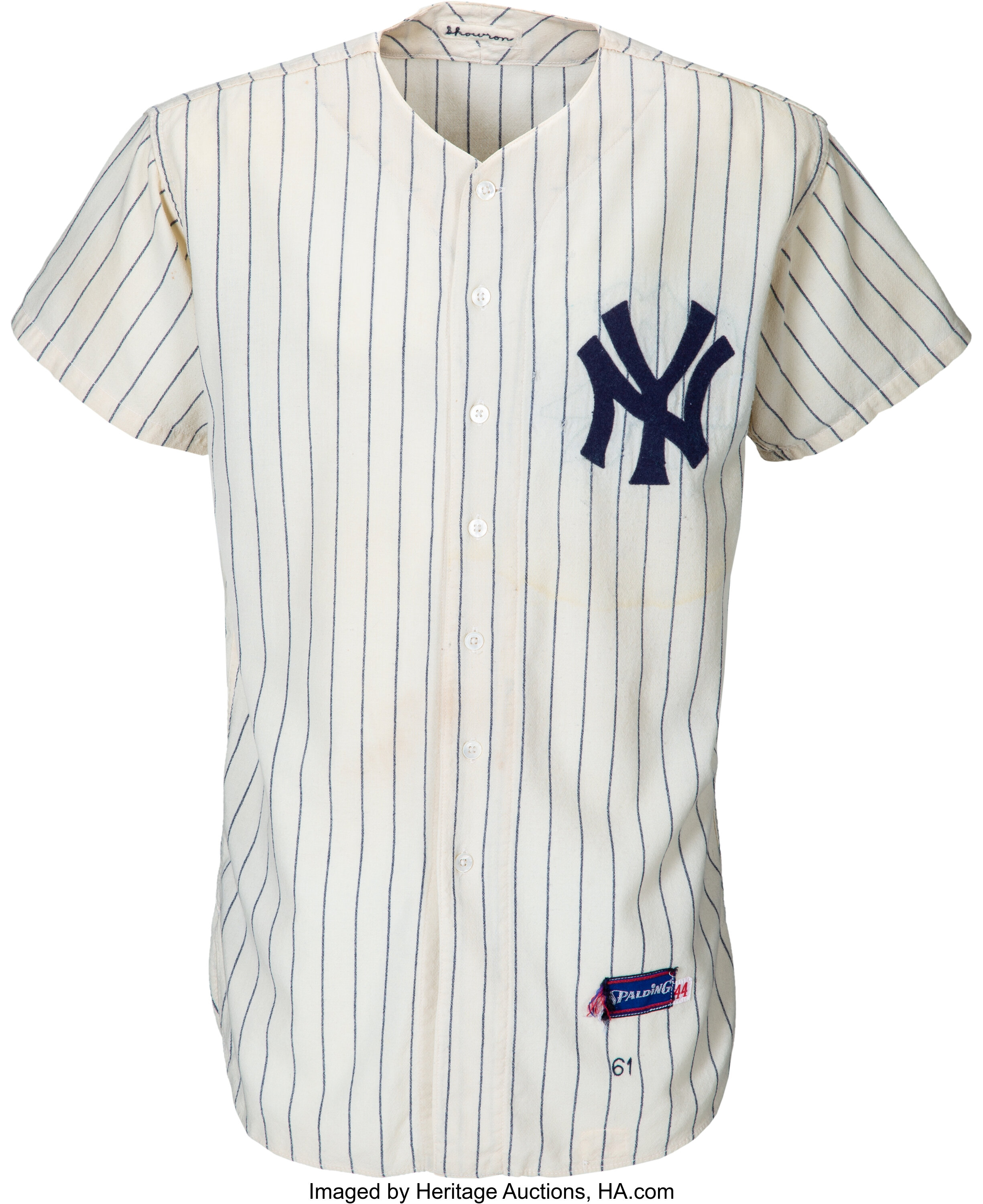 1961 Bill Moose Skowron Game Worn New York Yankees Jersey. , Lot  #80570