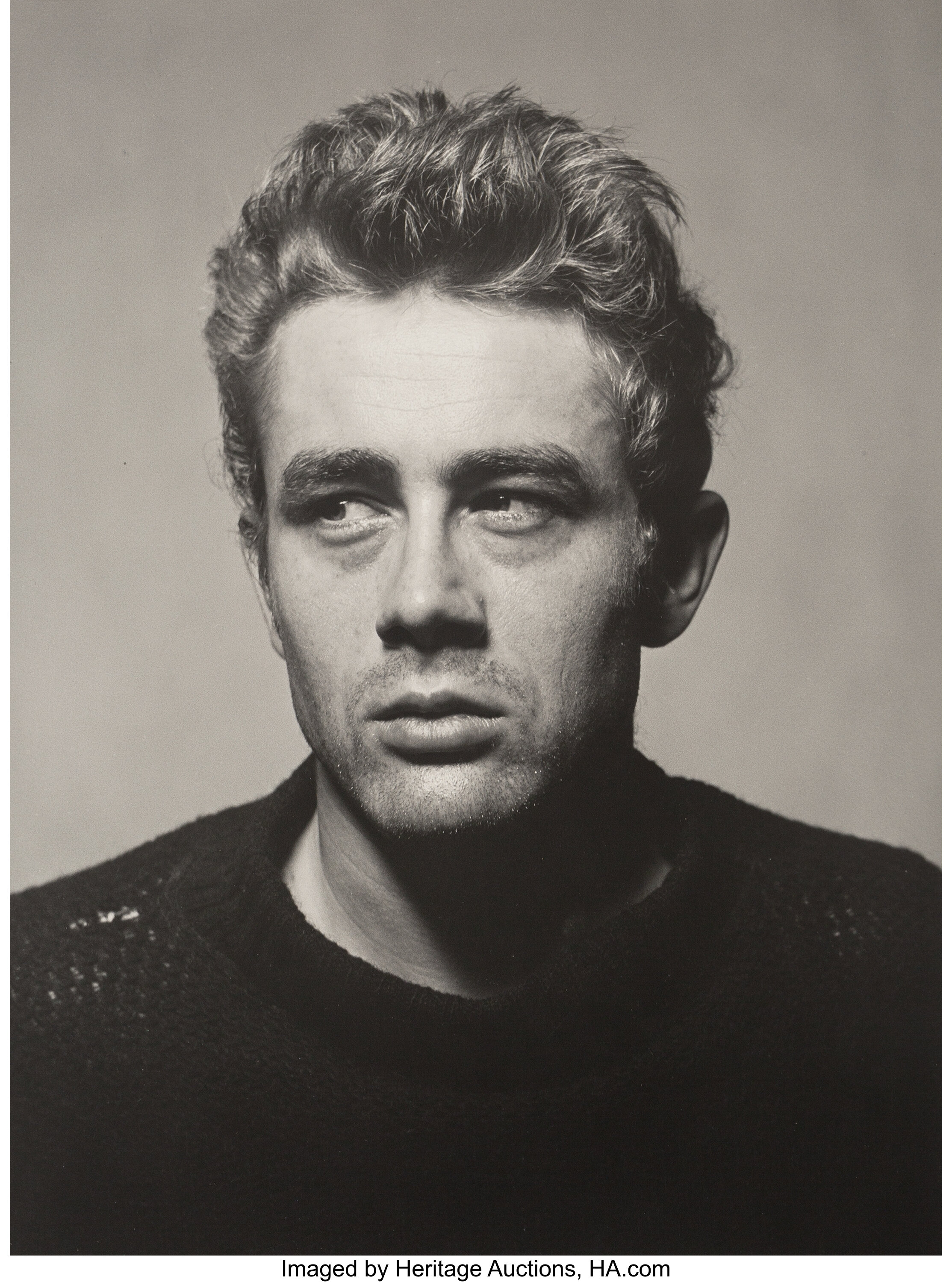 Roy Schatt (American, 1909-2002). James Dean from the Torn Sweater ...