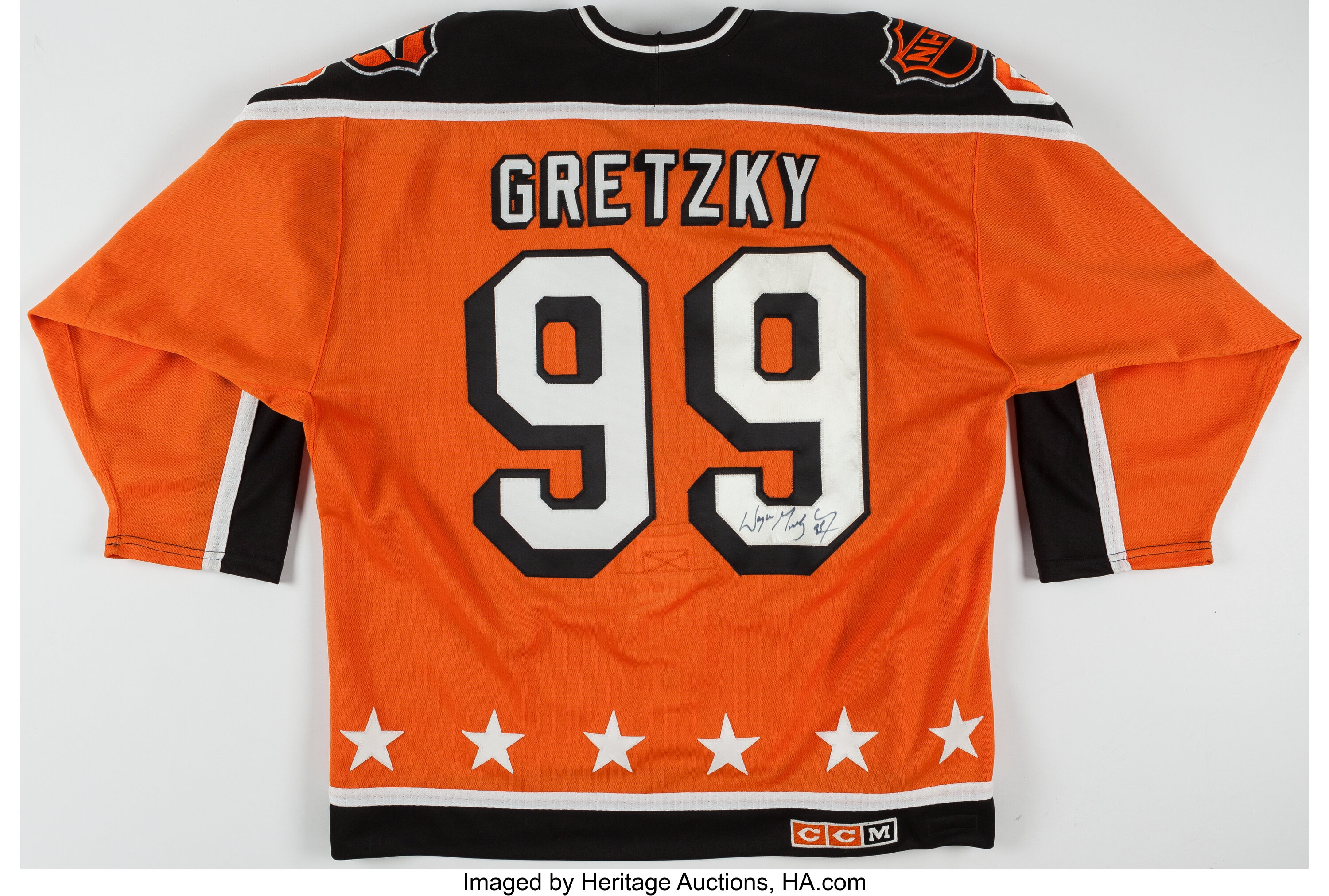 Wayne Gretzky Signed 1980 Nhl All Star Jersey (beckett Loa) Auction