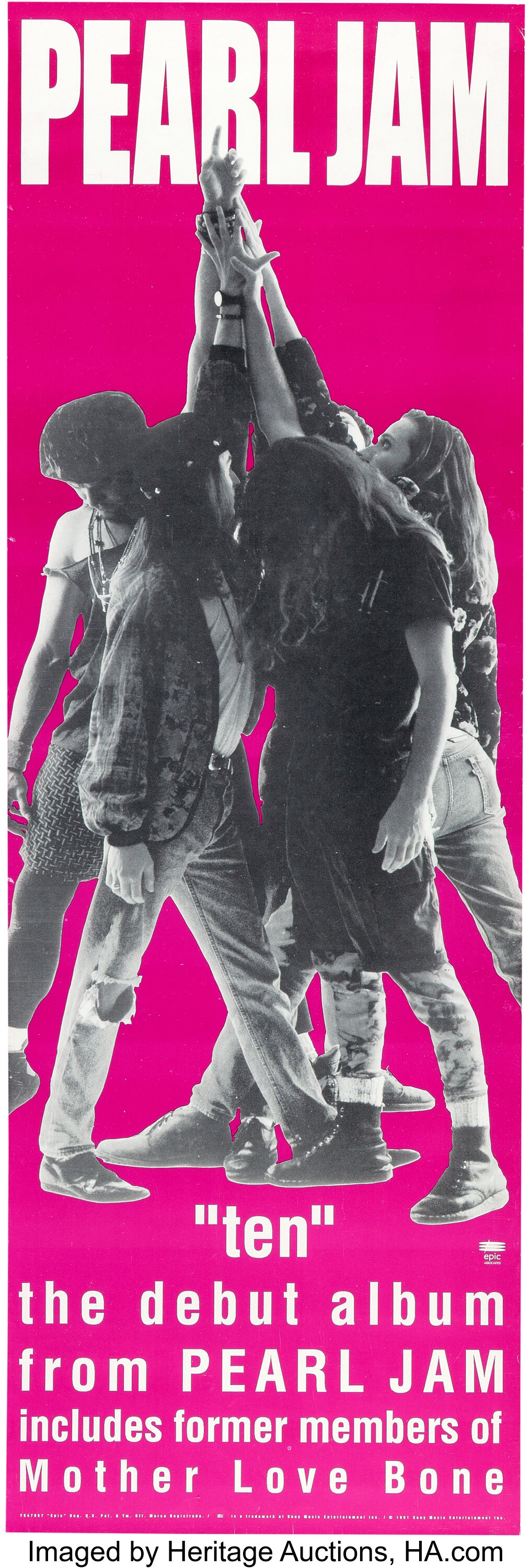 Vintage pearl jam promo poster : r/pearljam