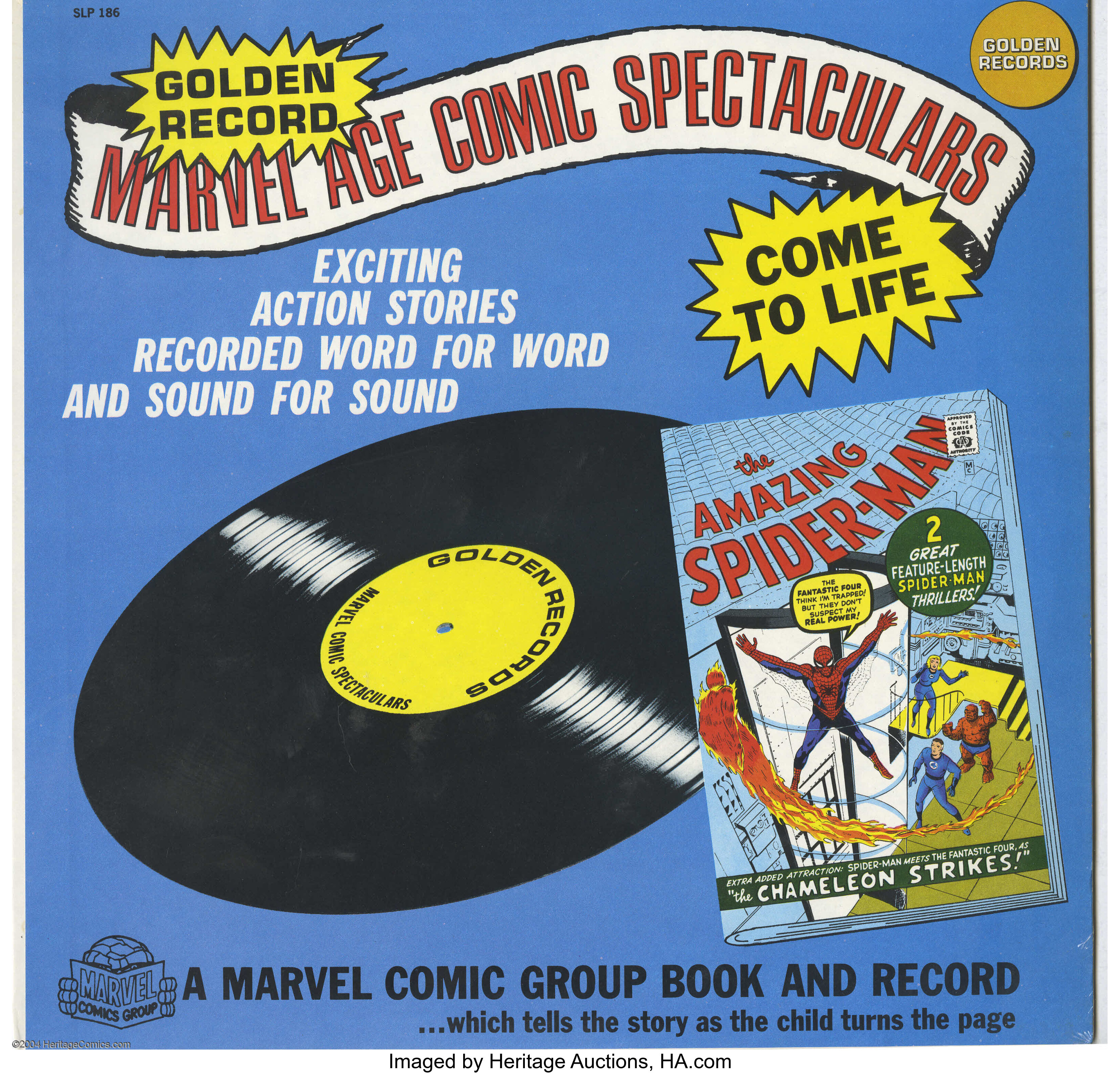 The Amazing Spider-Man #1 Golden Record Reprint and Record Set