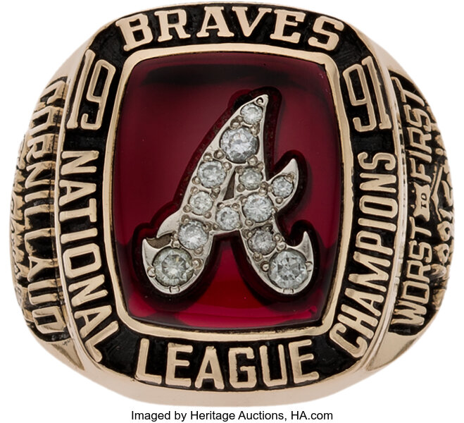 Atlanta Braves The Chop Shop 1991 National League Champs