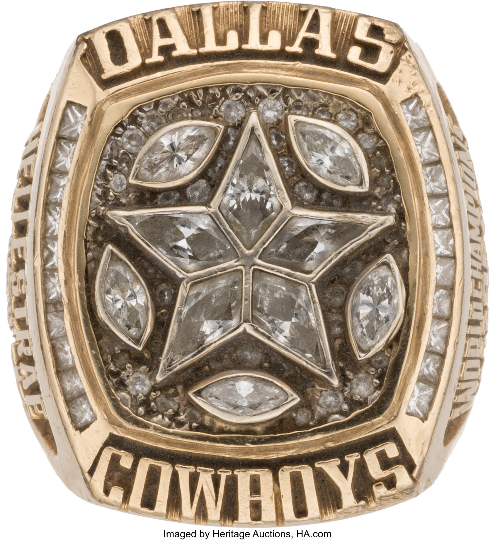 1995 Dallas Cowboys Super Bowl XXX Championship Ring Presented to | Lot ...