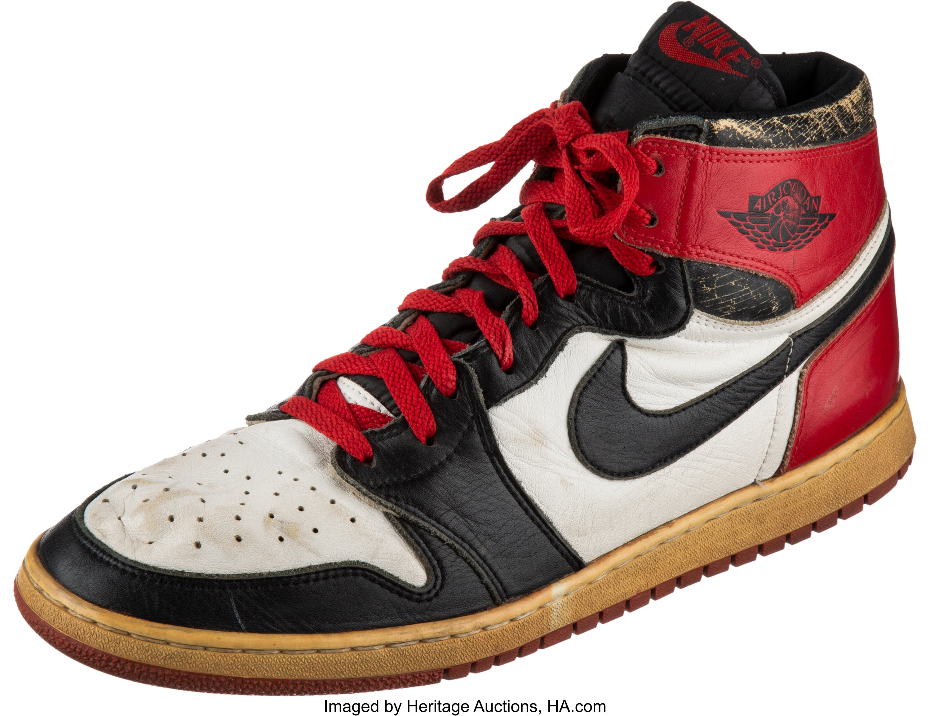 Rare pair of Michael Jordan 'Air Jordan 1' sneakers to be auctioned