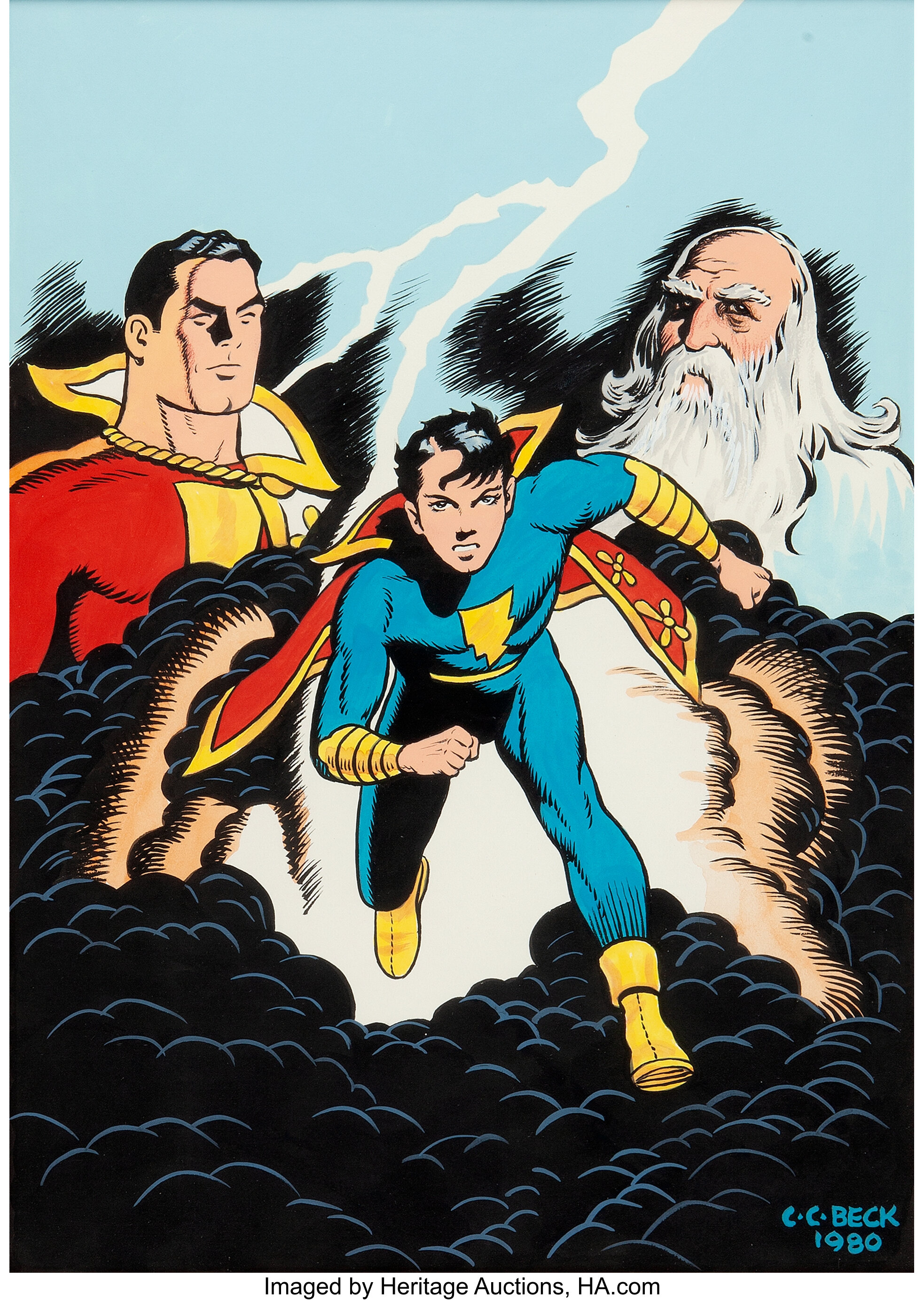 C. C. Beck - Captain Marvel, Captain Marvel Jr., and Shazam