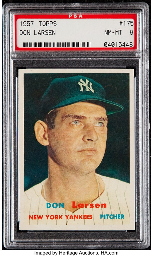 Don Larsen baseball card (New York Yankees) 2019 Topps