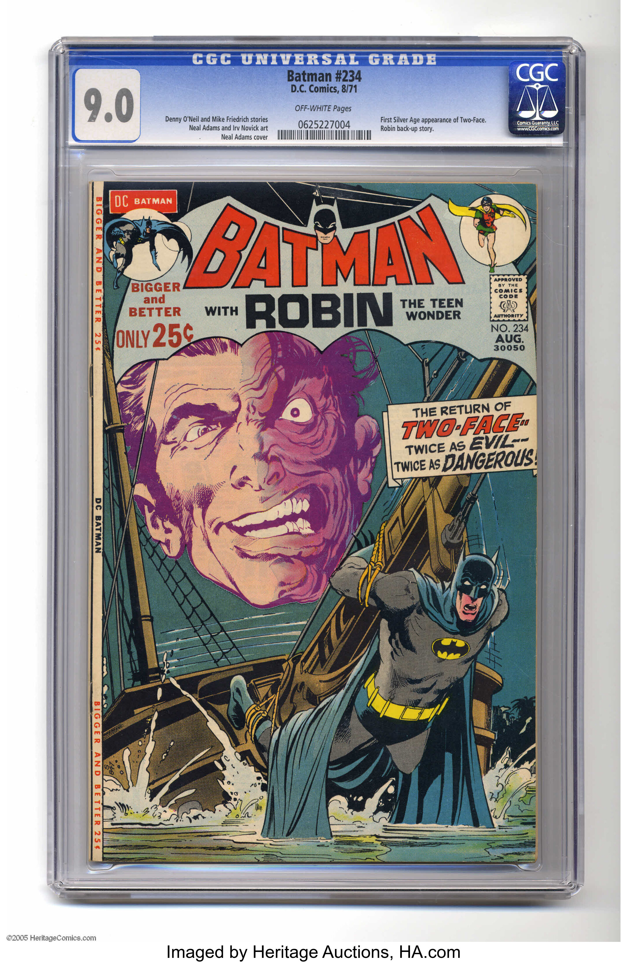 Batman #234 (DC, 1971) CGC VF/NM  Off-white pages. First Silver | Lot  #17088 | Heritage Auctions