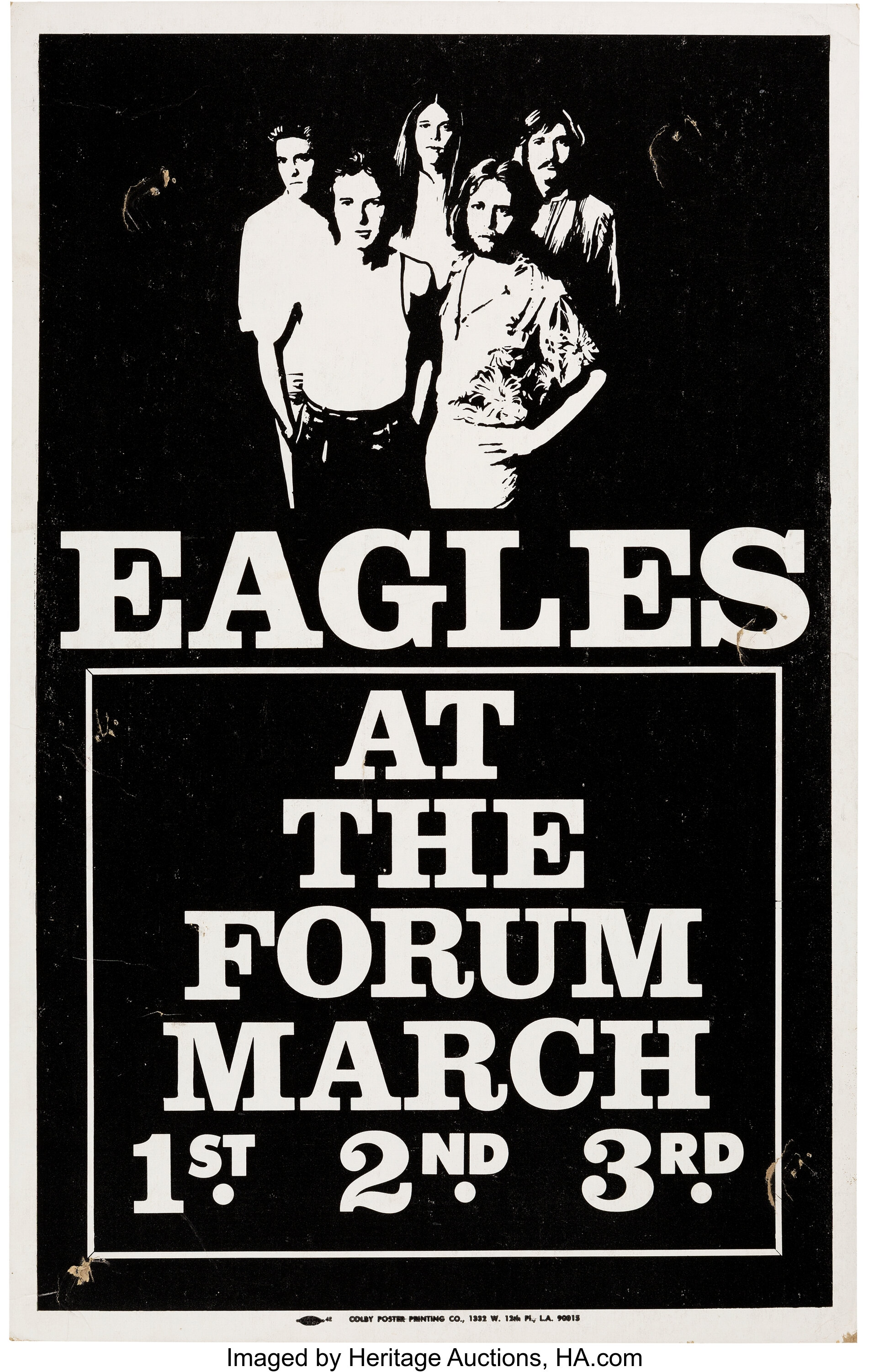 The Eagles Vintage Concert Poster from Aloha Stadium, Sep 30, 1979 at  Wolfgang's