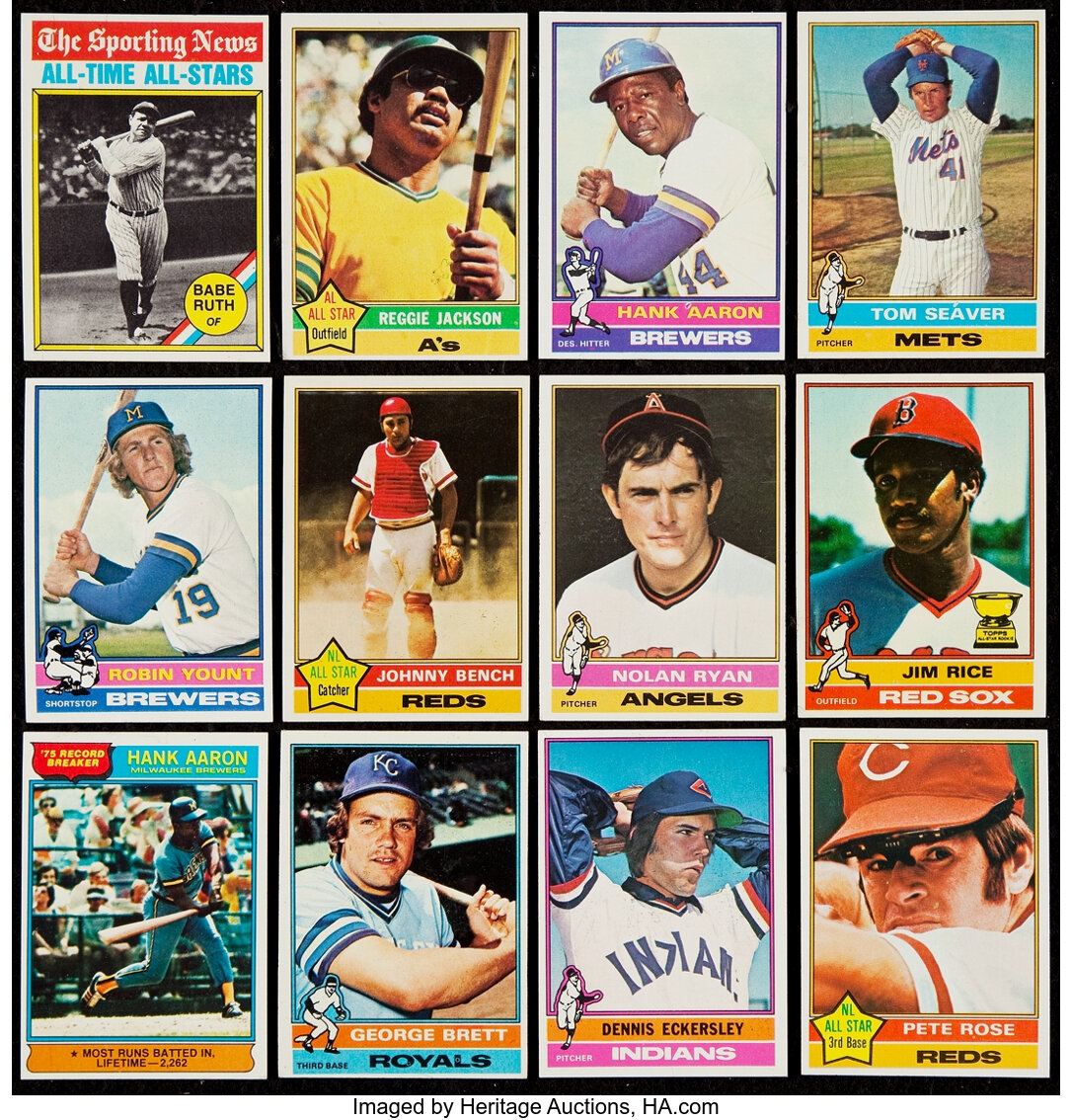 1976 Topps Traded Baseball Card Set