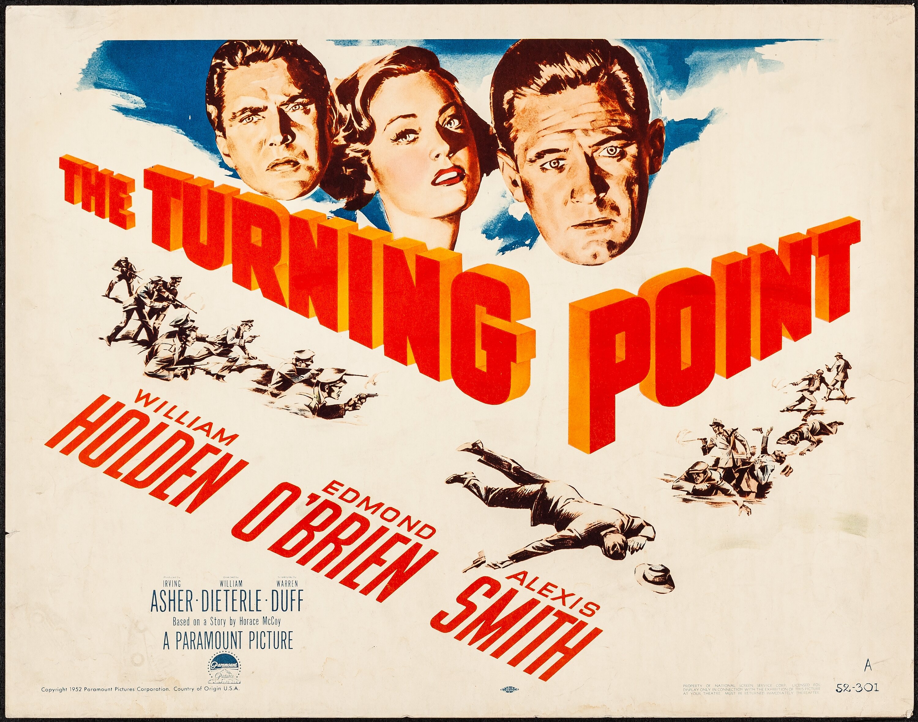 The Turning Point Paramount 1952 Rolled Overall Fine Very Lot Heritage Auctions