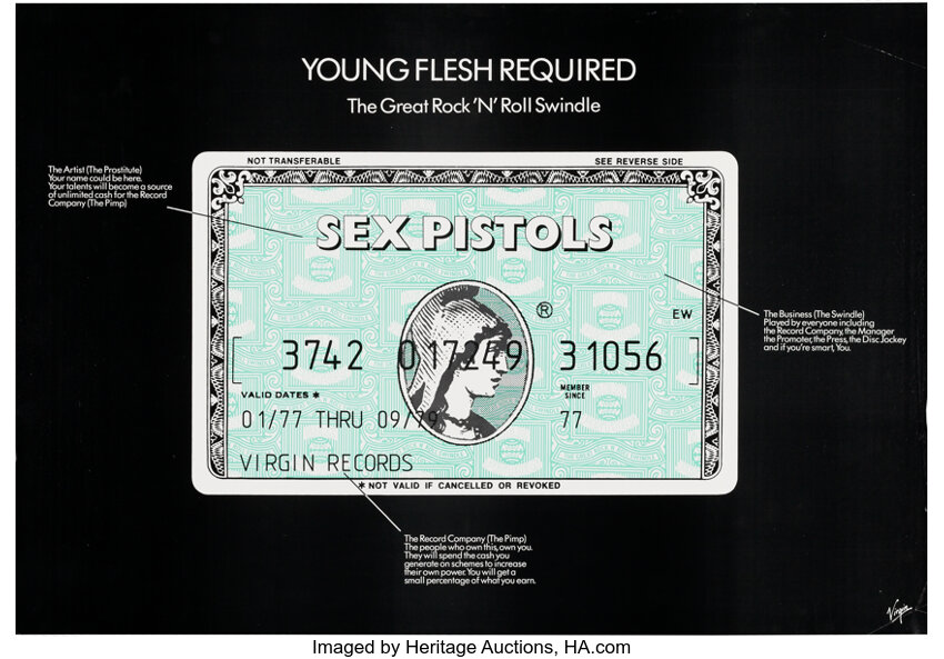 GREAT ROCK N ROLL SWINDLE SEX PISTOLS PUNK ROCK 1980