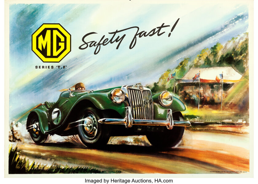 M.G. Series "T.F." (BMC, 1953). Rolled, Very Fine-. British | Lot ...