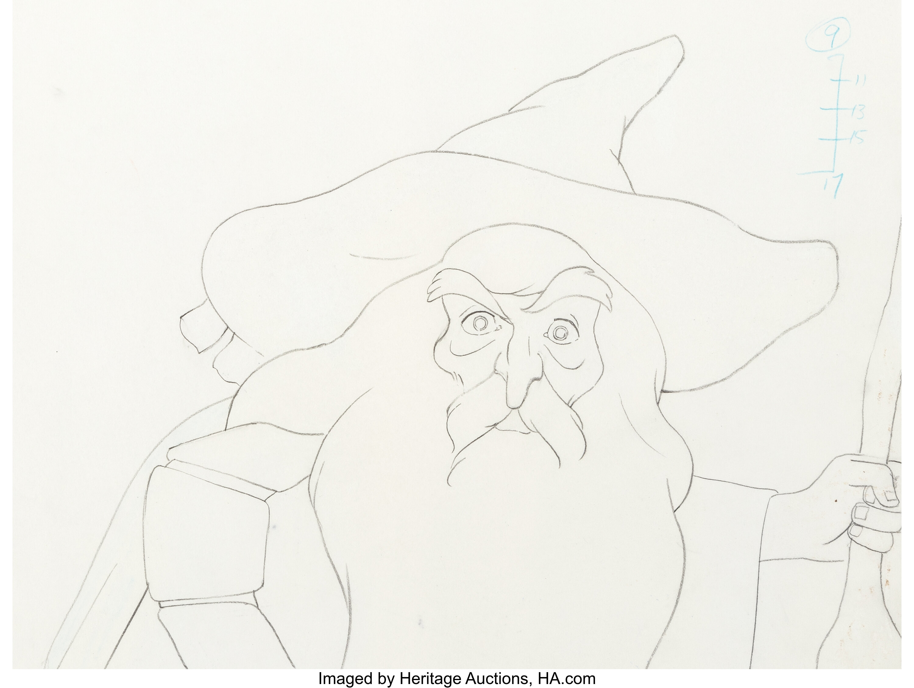 gandalf the white drawing