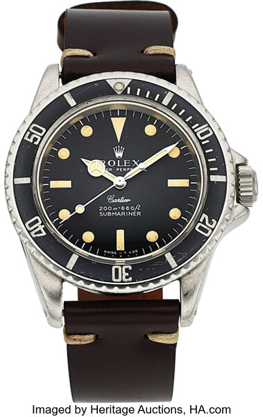 Rolex Extremely Rare Submariner Retailed by Cartier Ref. 5513 0