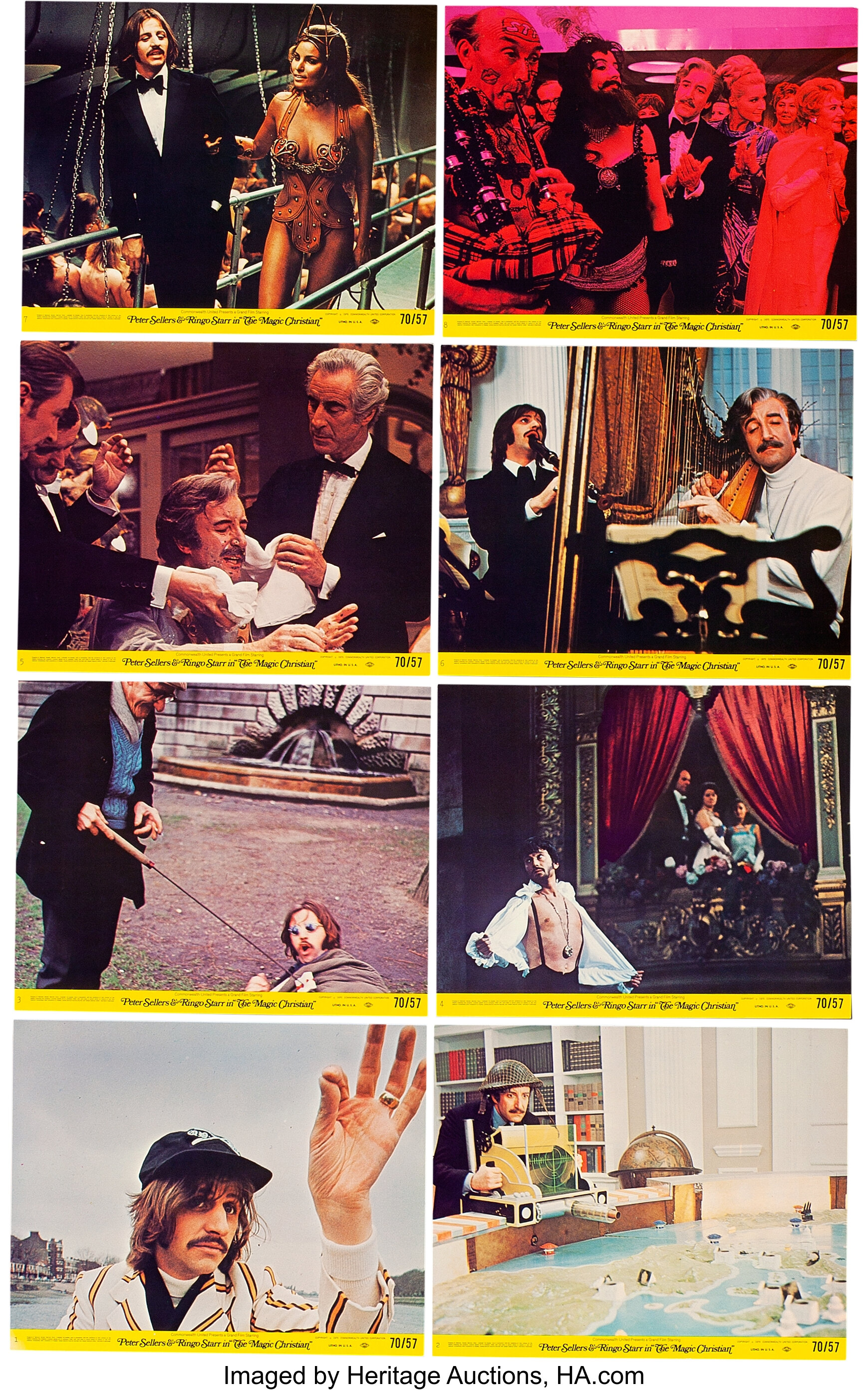 Ringo Starr/Peter Sellers The Magic Christian Lobby Cards | Lot