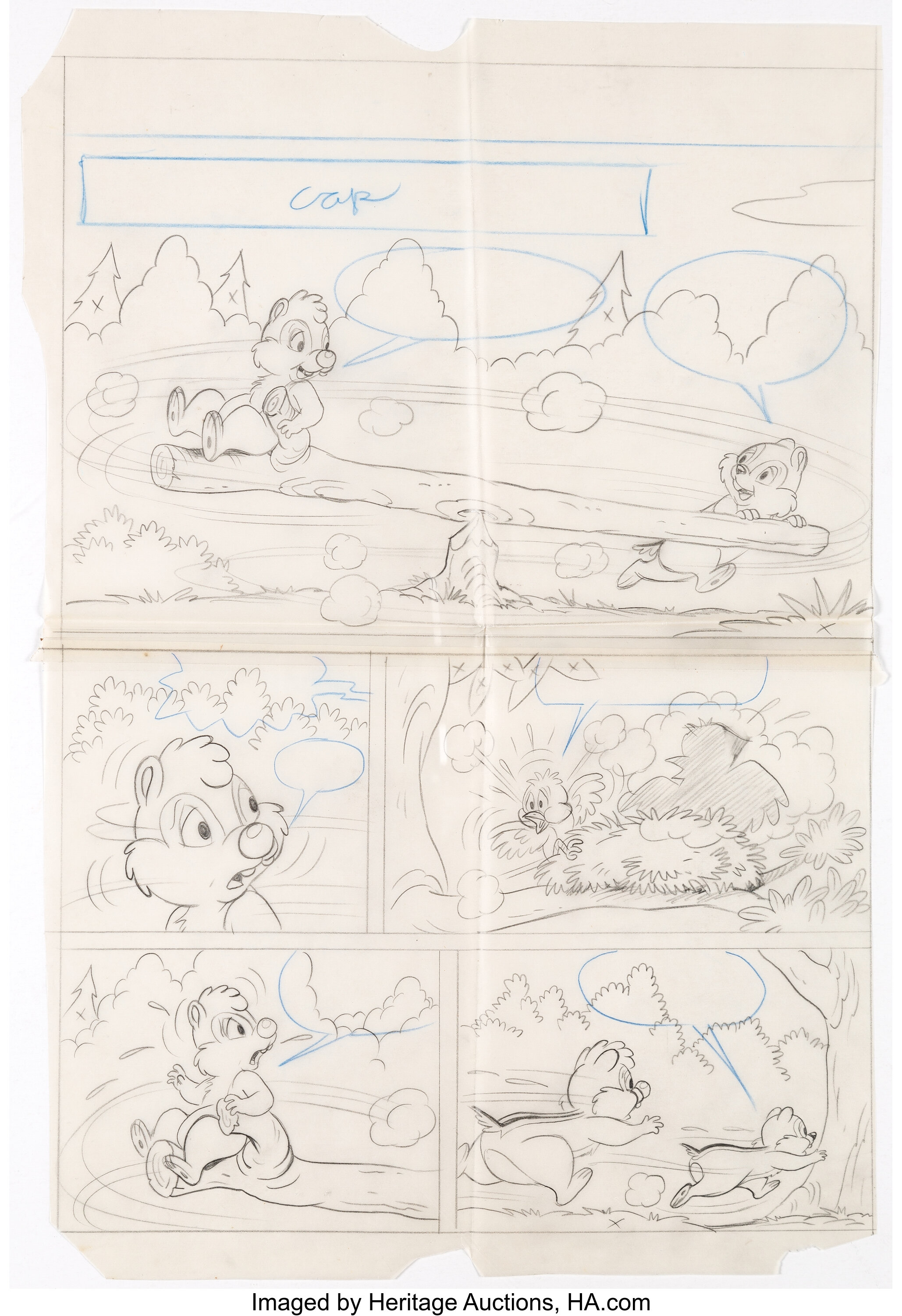 Cliff Voorhees Chip 'n' Dale #62 Complete 7-Page Story 