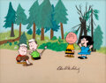 Peanuts - It Was a Short Summer, Charlie Brown Production Cel Setup, Lot  #13207