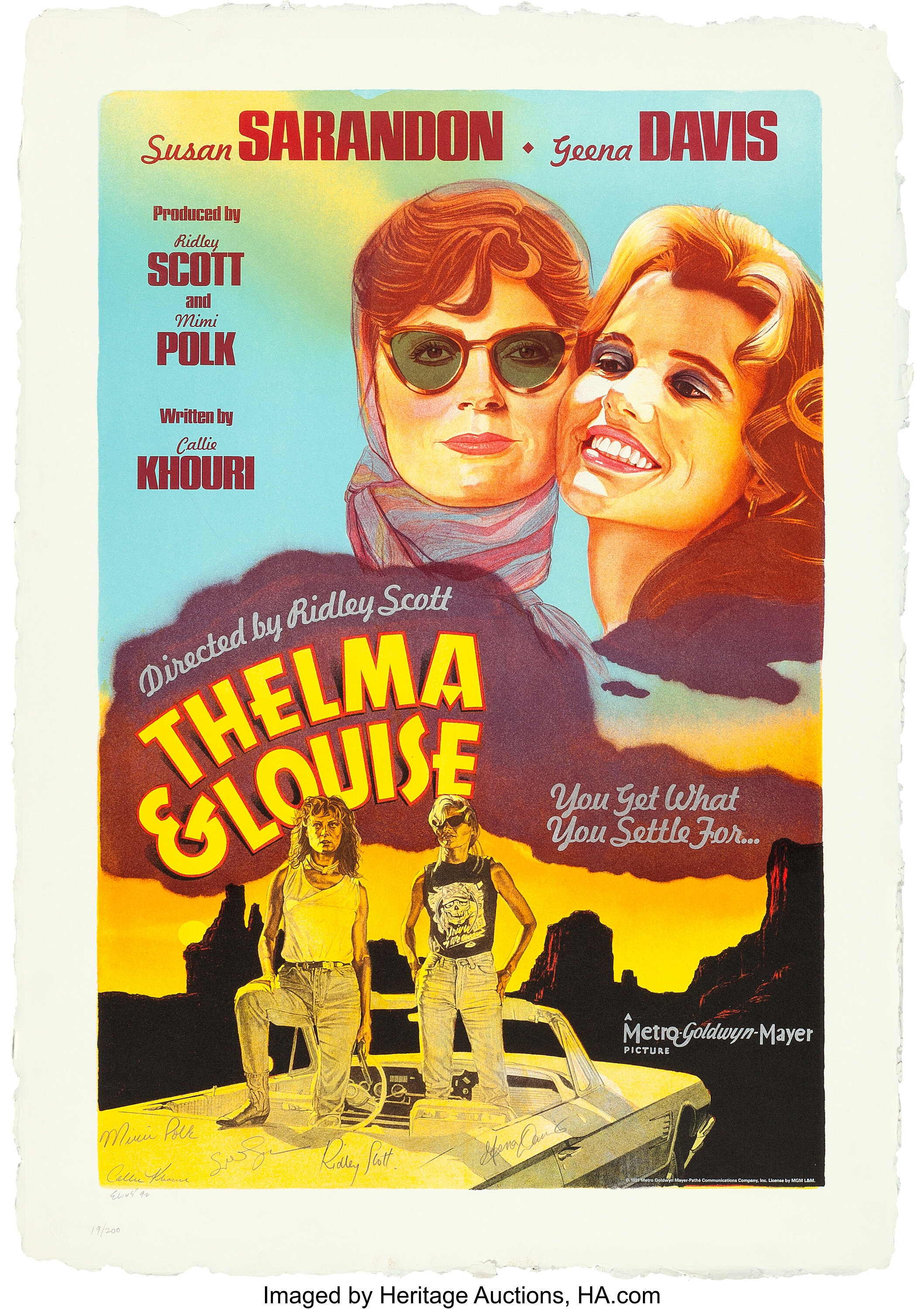 Art Poster Thelma and Louise