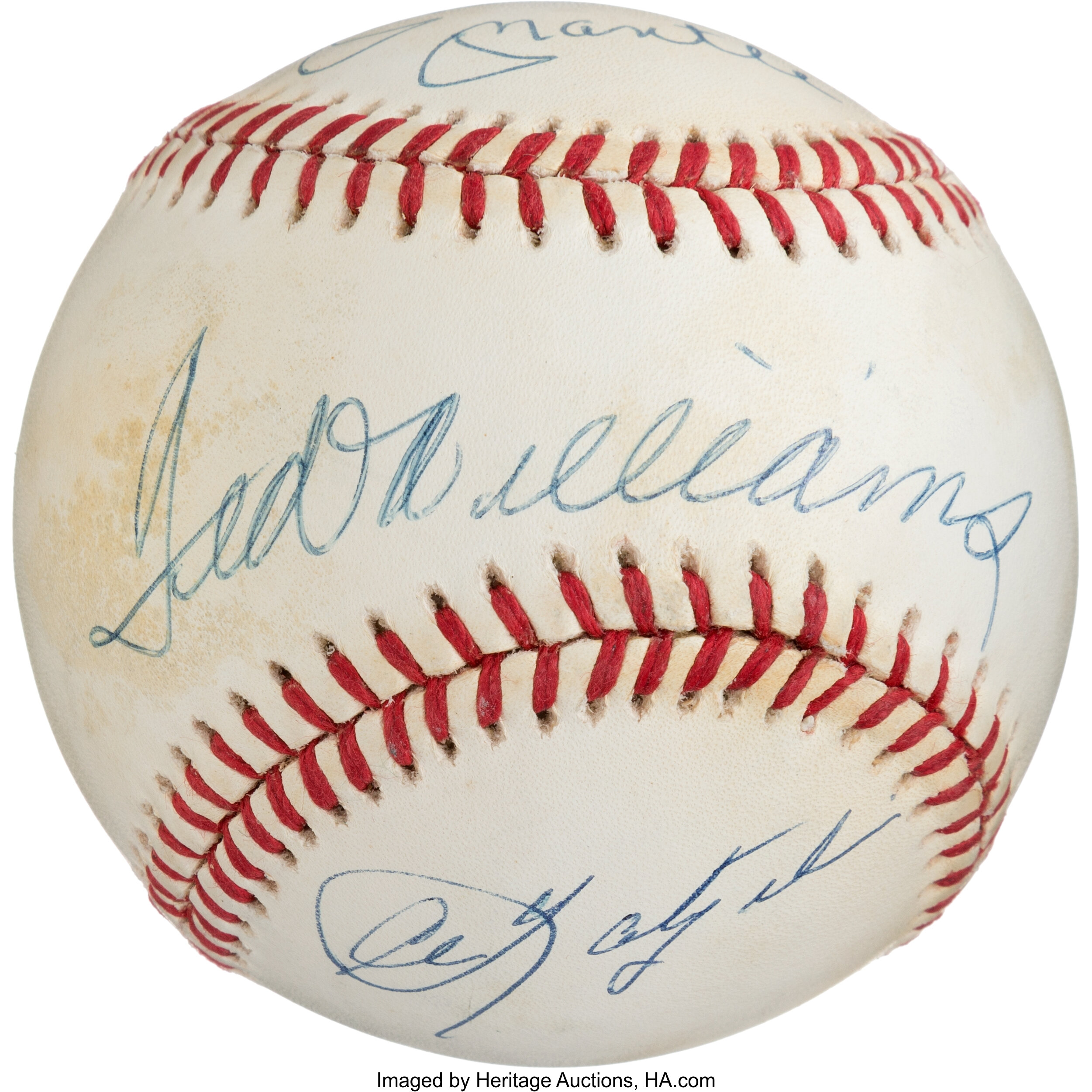 Triple Crown Signed baseball by Carl Yastrzemski, Frank Robinson