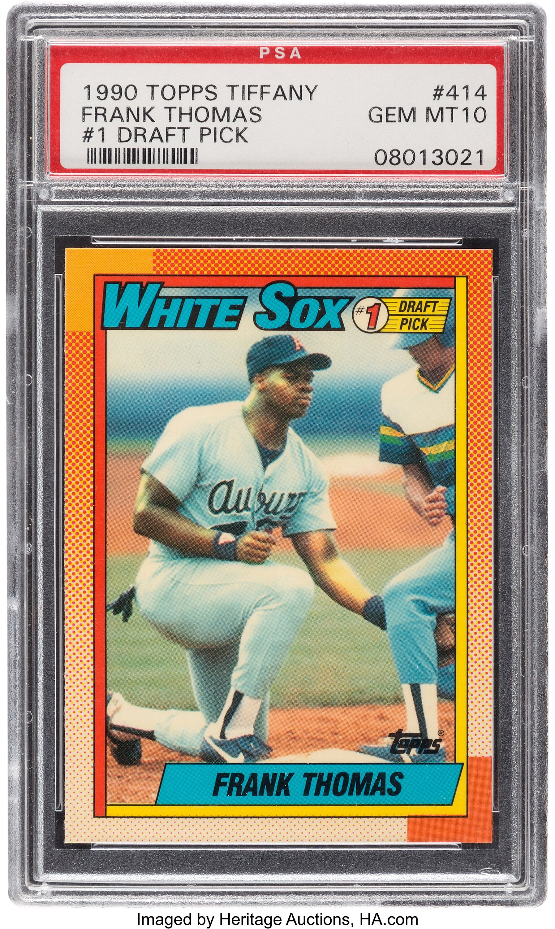 1990 Topps Frank Thomas #414 PSA Gem Mint 10.... Baseball Cards | Lot  #52951 | Heritage Auctions