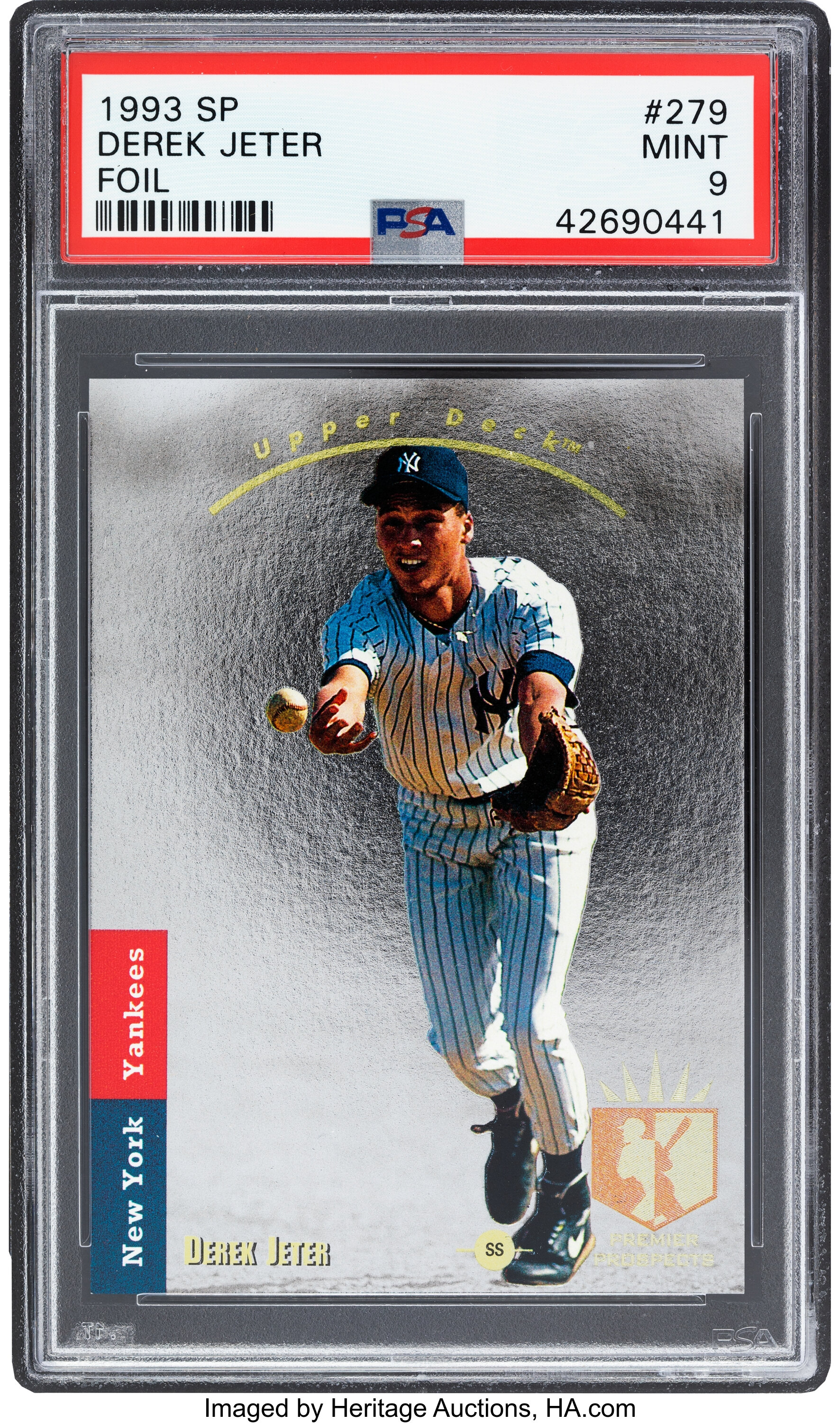 Sell or Auction a 1993 Upper Deck SP Foil #279 Derek Jeter